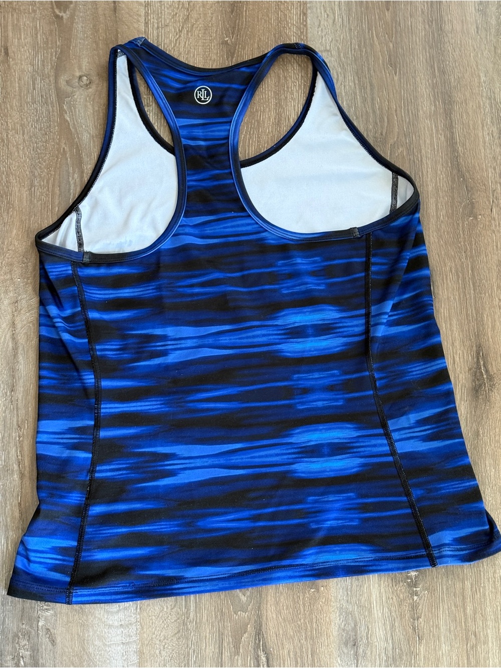 Ralph Lauren Blue and Black Racerback Tank - Picture 2 of 4